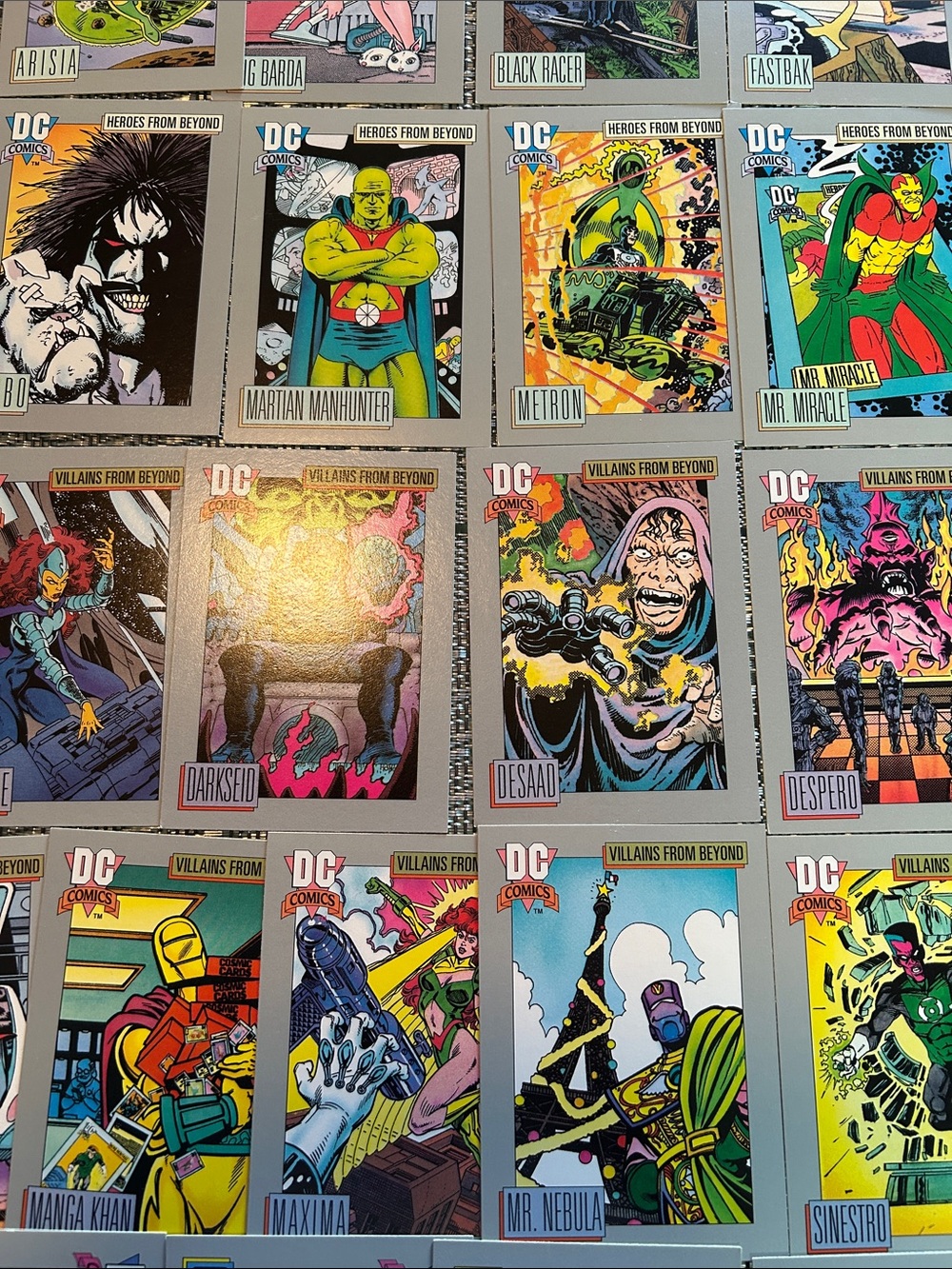 1991 DC Cosmic Cards Inaugural Addition - Picture 11 of 17